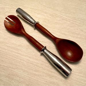 Vintage ZYLCO serving set Fork & Spoon